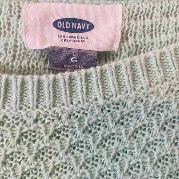 5for$15 ❤️ mint green honeycomb sweater - Picture 3 of 4